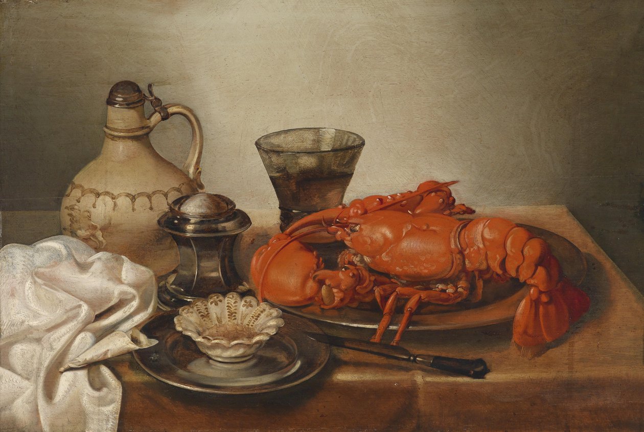 Nature morte avec homard - Jan Pauwel Gillemans the Younger
