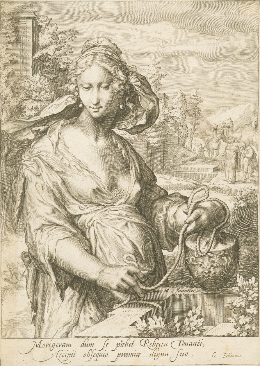 Rebecca au puits - Jan Pietersz. Saenredam