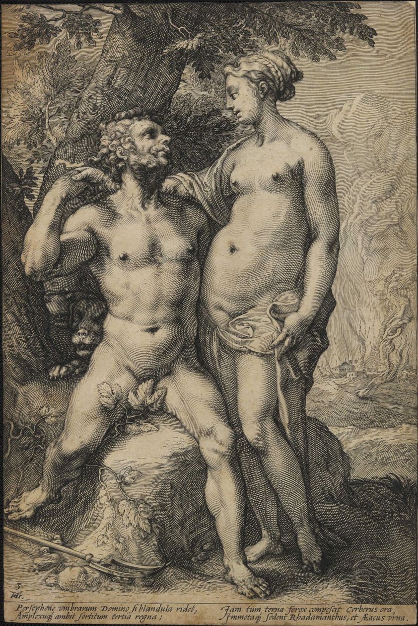 Pluton et Proserpine - Jan Saenredam