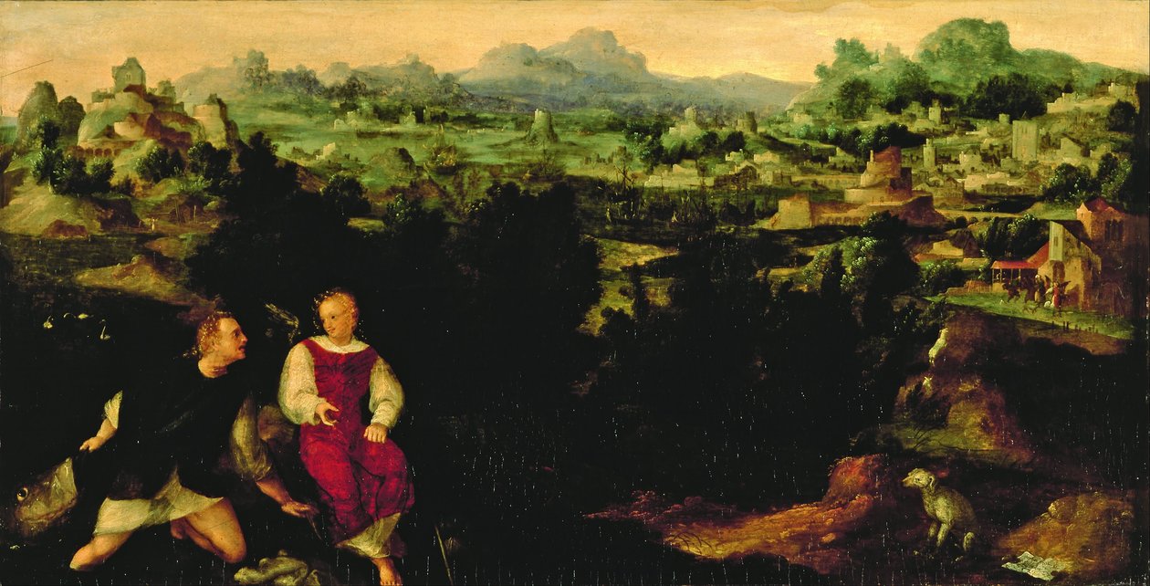 Paysage avec Tobie et l