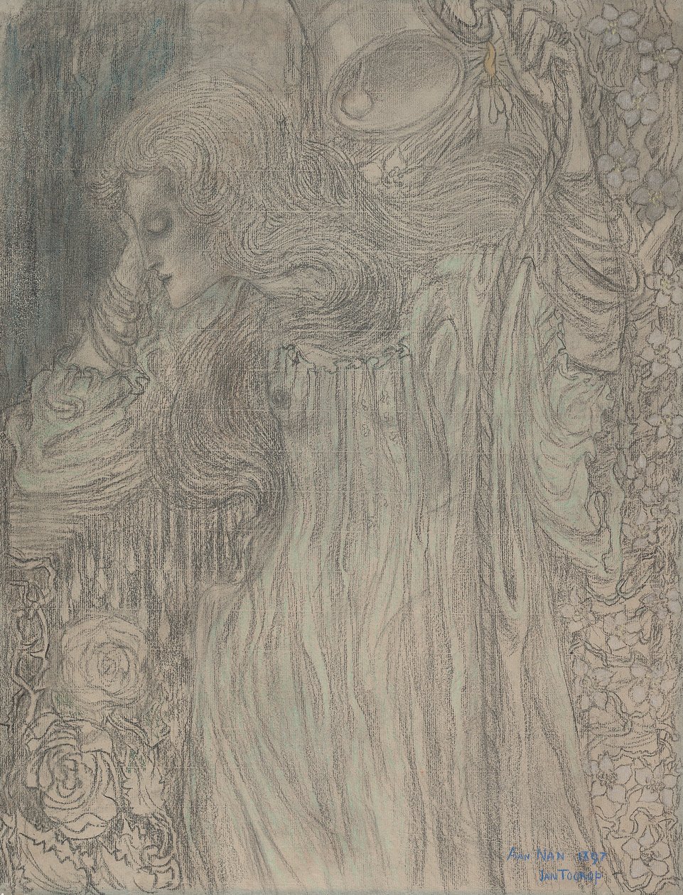 Le Rêveur, c. 1897 - Jan Toorop