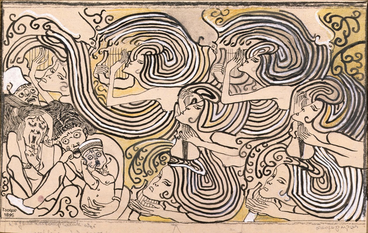 Naufrage, 1895 - Jan Toorop