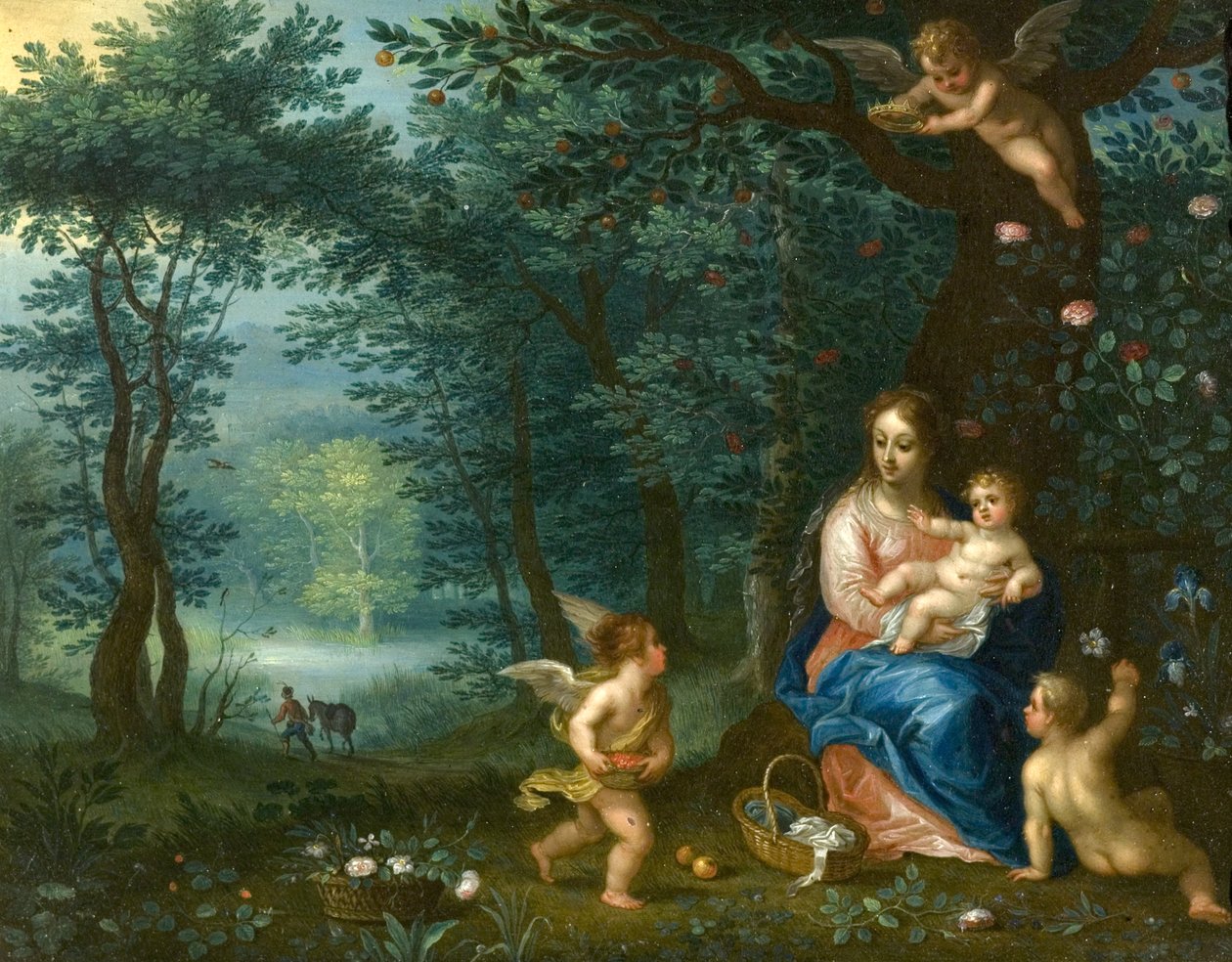 Le Repos pendant la fuite en Égypte, début des années 1600 - Jan and Balen Brueghel