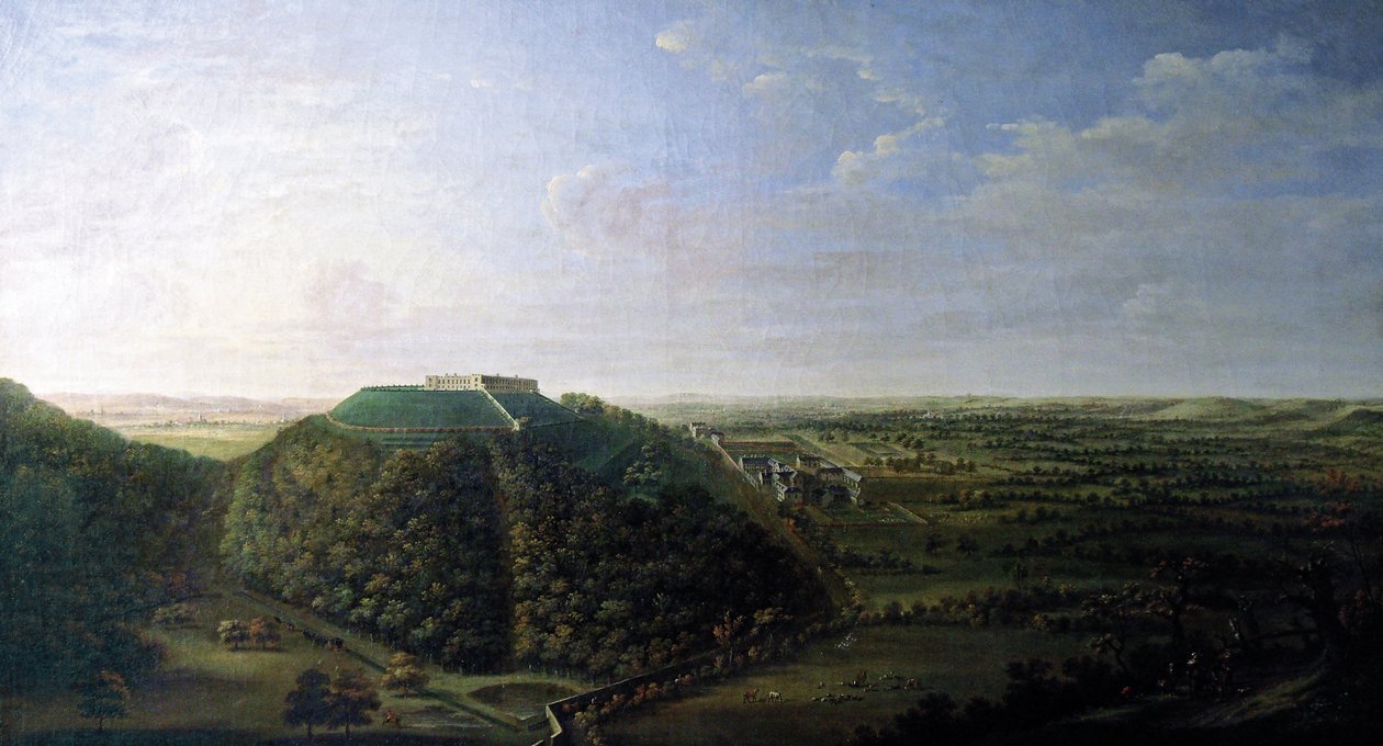 Vue du château de Belvoir, 1744 - Jan the Younger Griffier