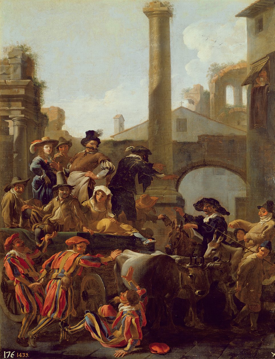 Le Carnaval à Rome, 1653 - Jan van Bike Miel