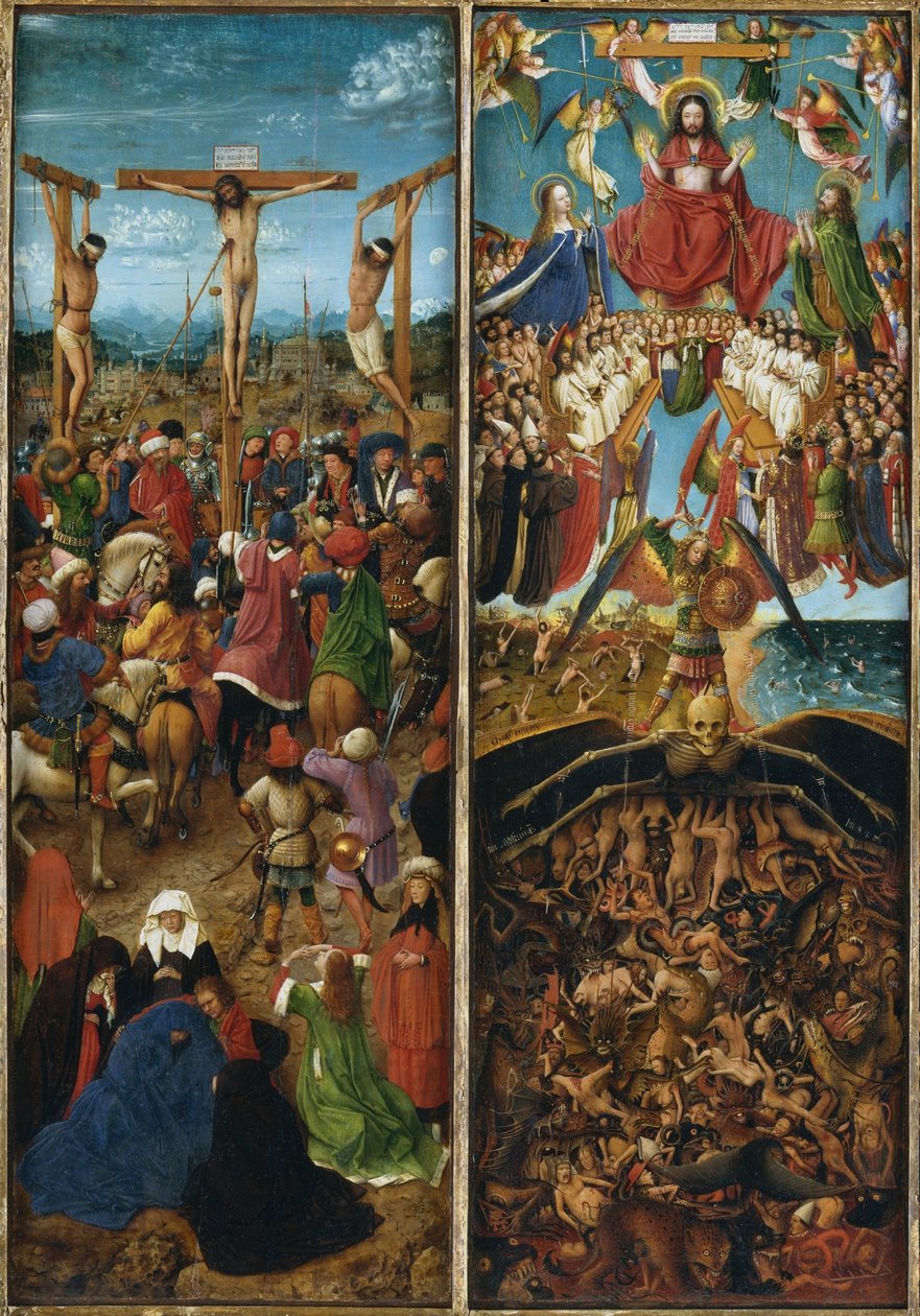 La Crucifixion; Le Jugement dernier, partie d