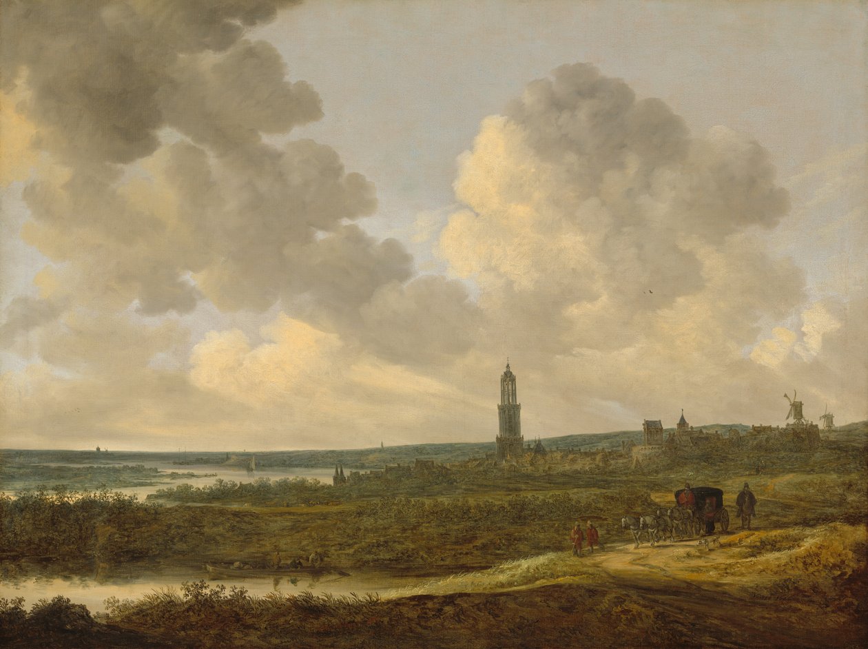 Vue de Rhenen - Jan Josephsz van Goyen
