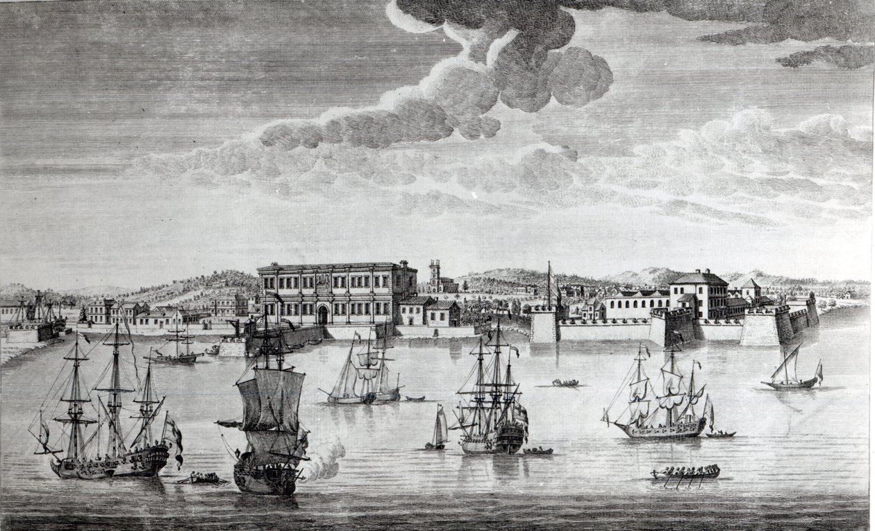 Bombay sur la côte de Malabar appartenant à la Compagnie des Indes orientales d