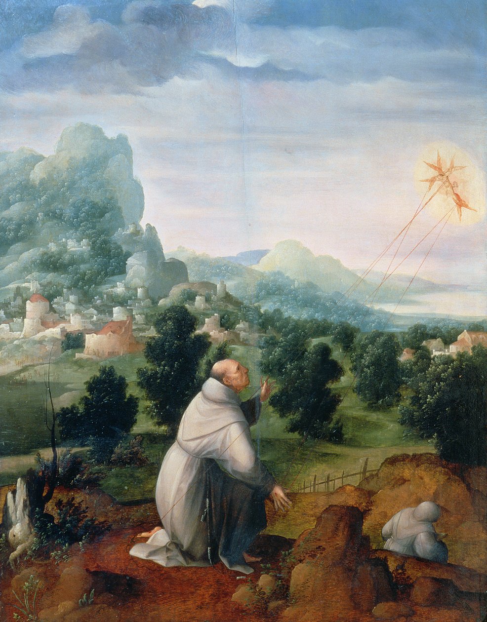Saint François recevant les stigmates - Jan van Scorel