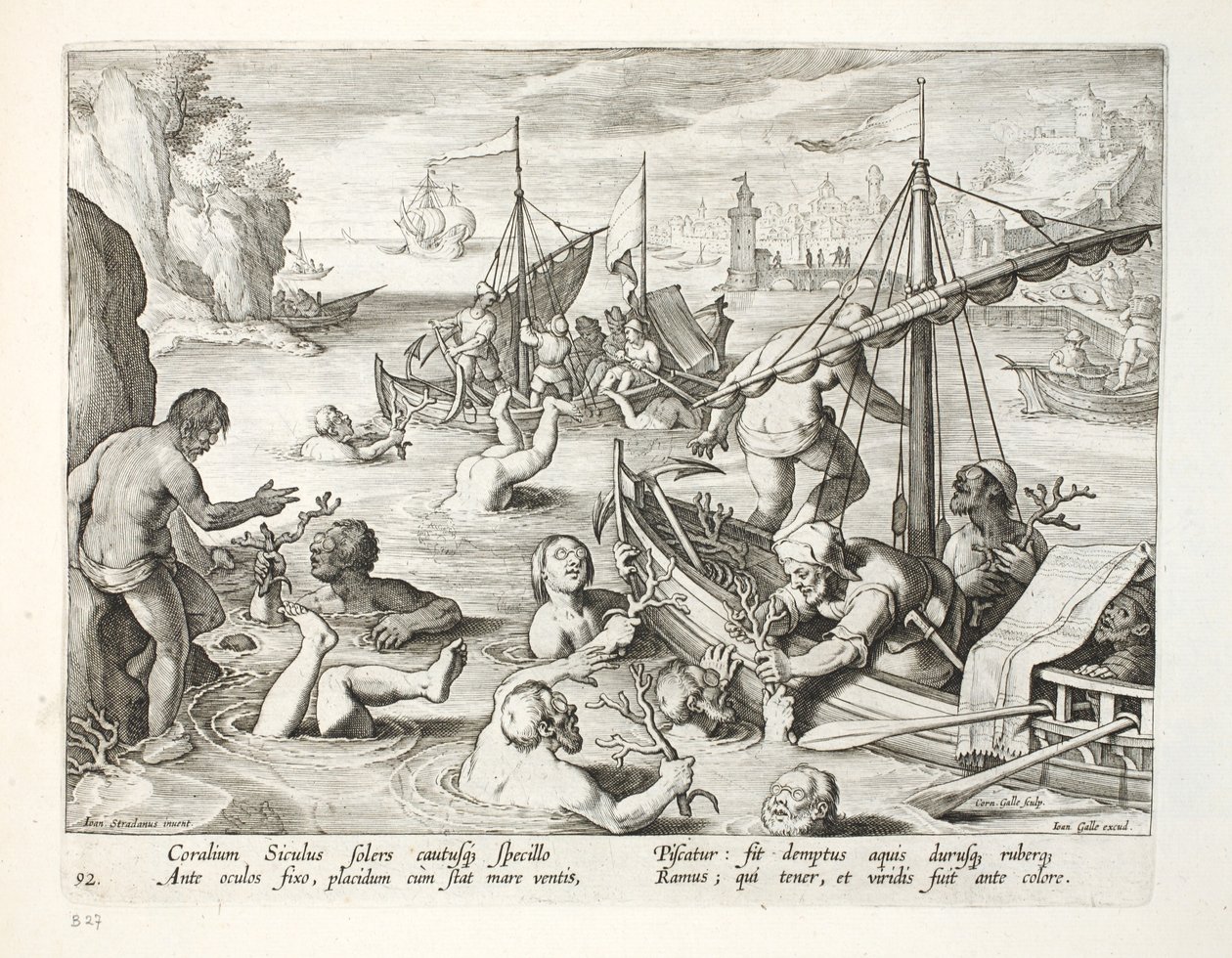 Plongée pour le corail, planche 92, illustration de 