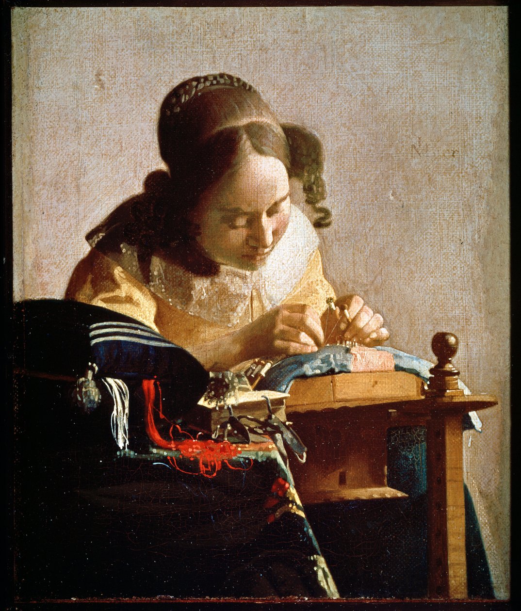 La Dentellière, vers 1658-1660 - Jan (1632 75) Vermeer