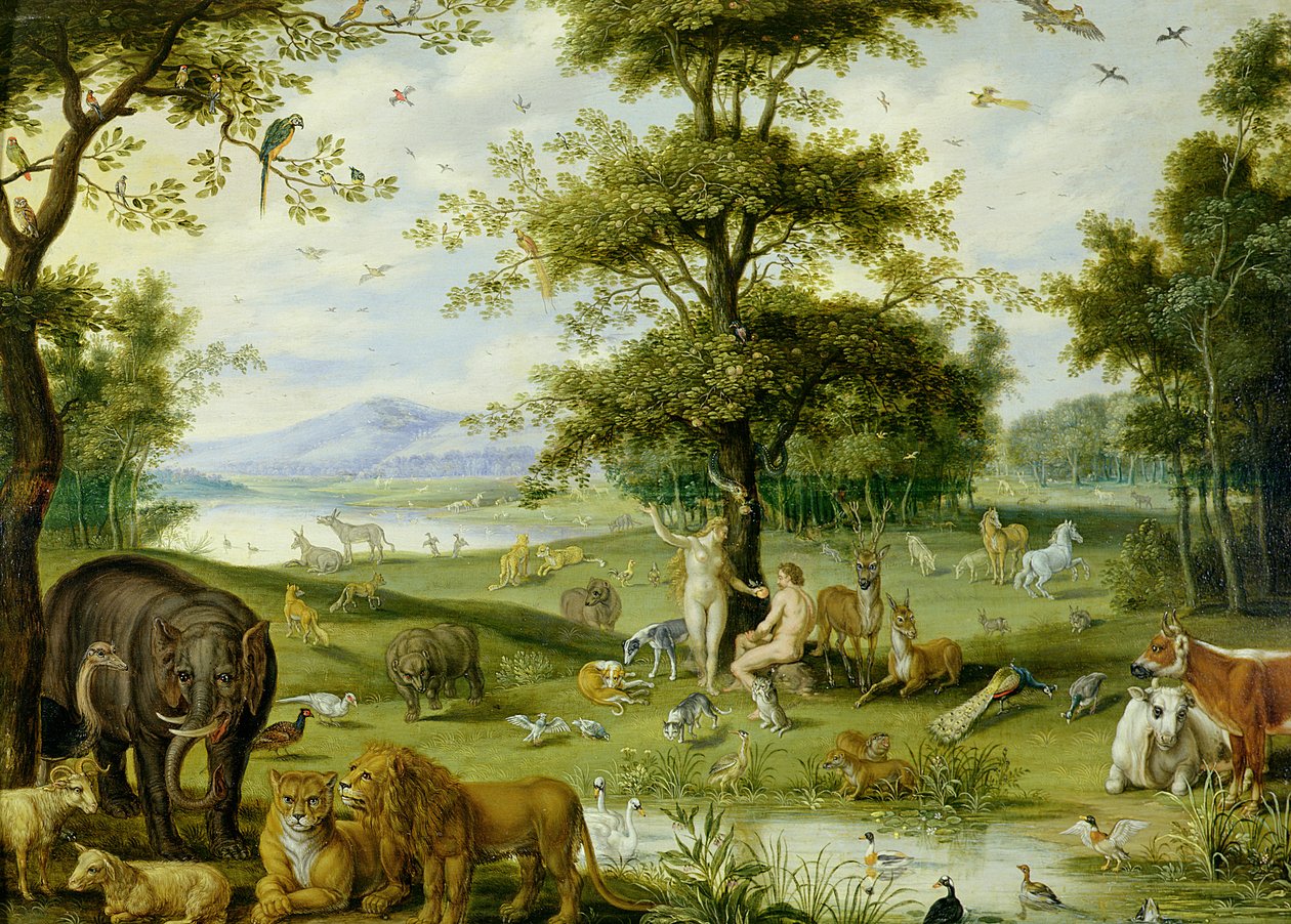 Adam et Ève dans le Jardin d