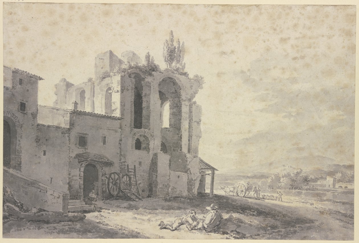 Ruines romaines - Jan Asselijn
