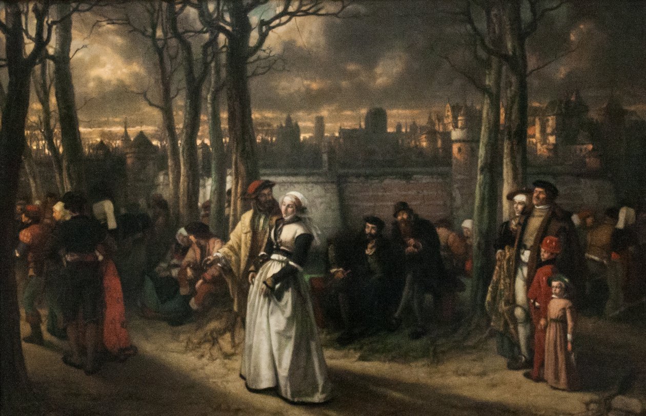 Une promenade hors des murs - Jan August Hendrik Leys