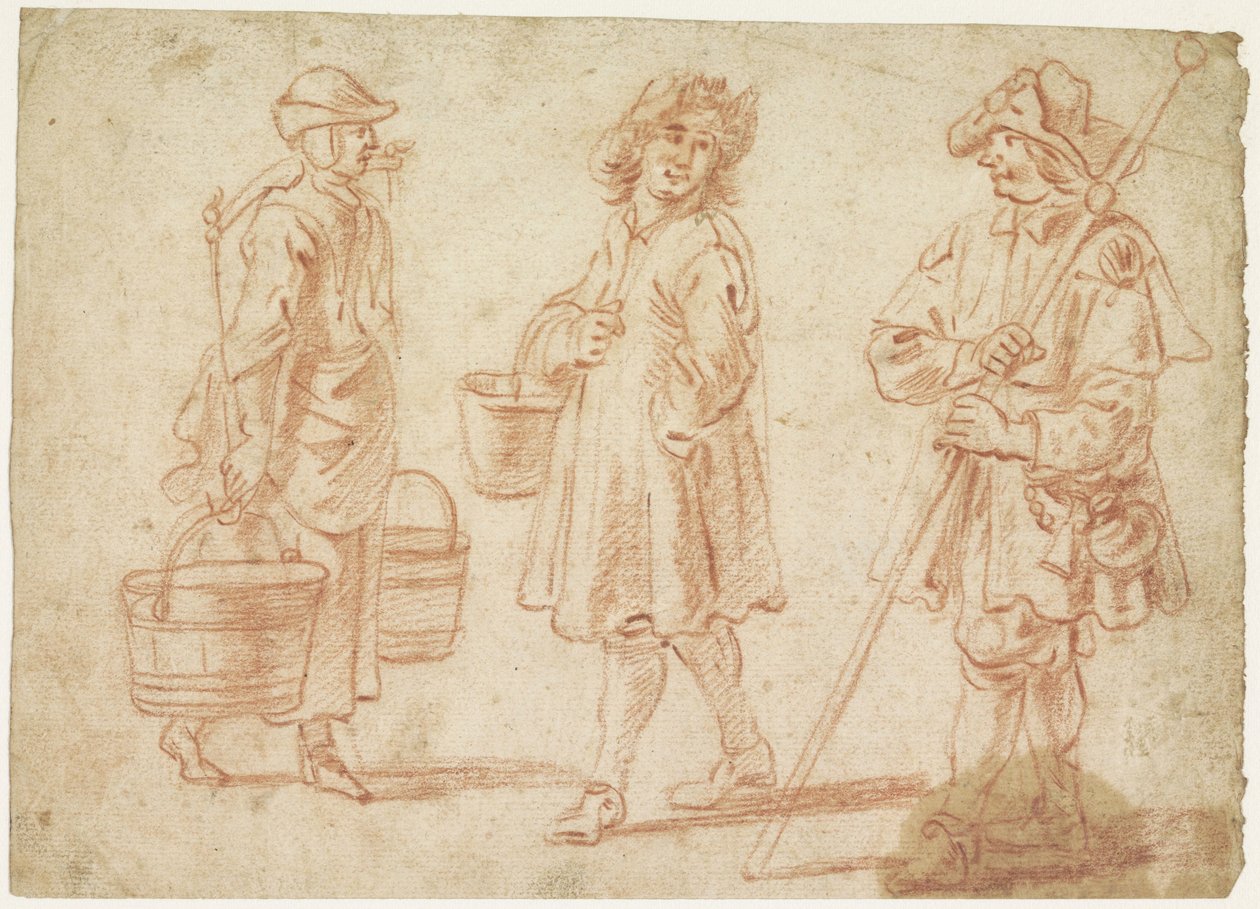 Trois croquis d