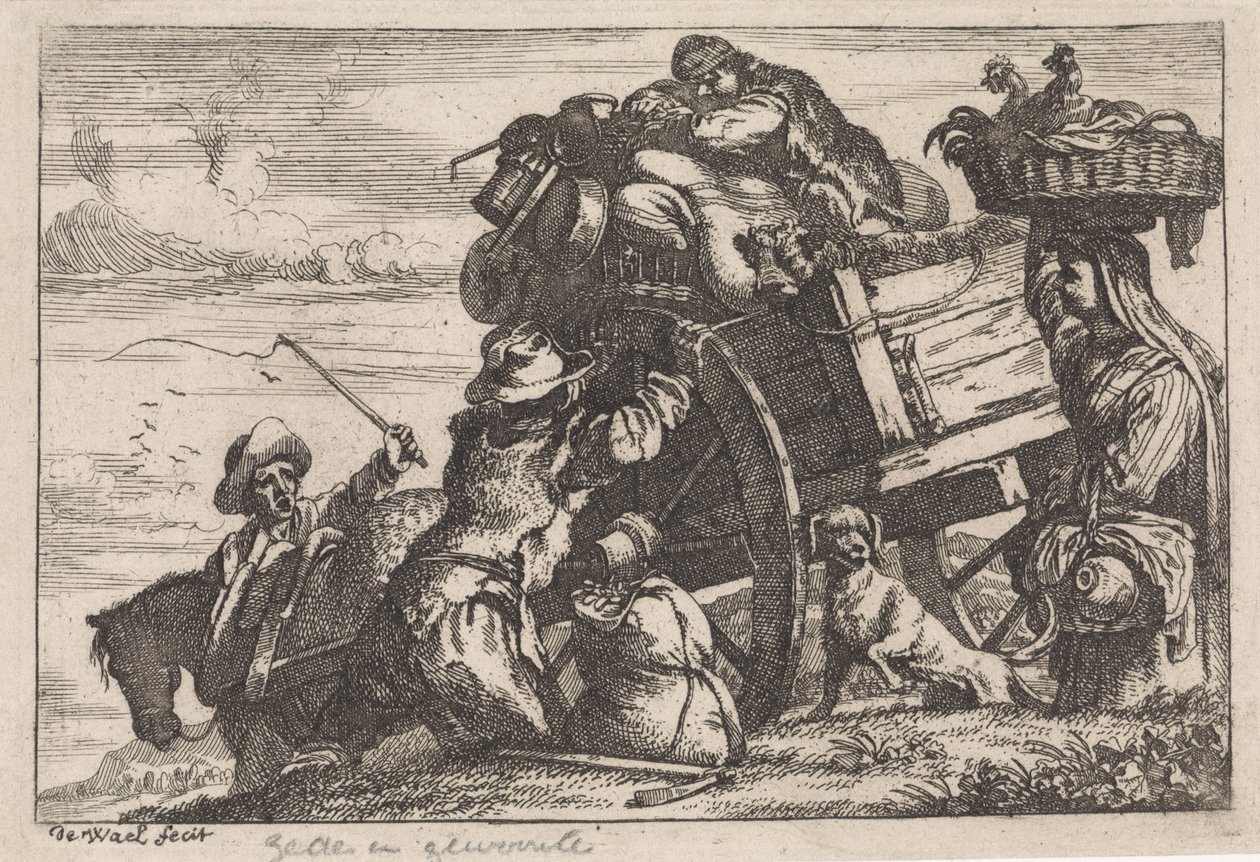 Le chariot - Jan Baptist de Wael