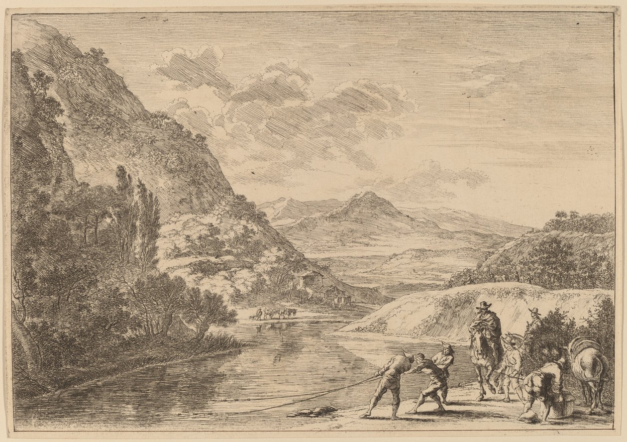 Pêcheurs au Tibre, près du Soracte - Jan Both