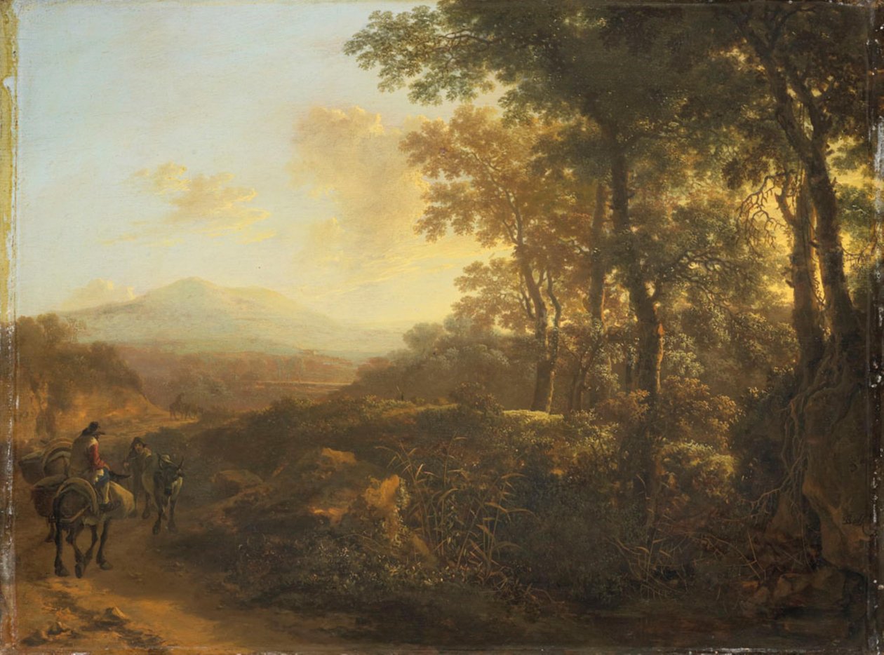 Paysage italien avec conducteur de mules - Jan Both