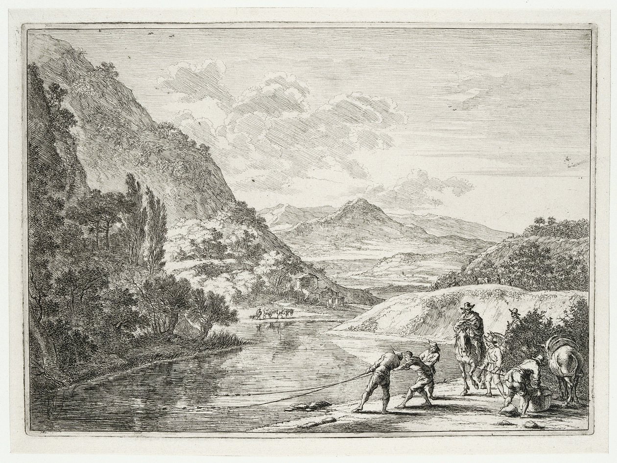 Pêcheurs près du Tibre - Jan Both