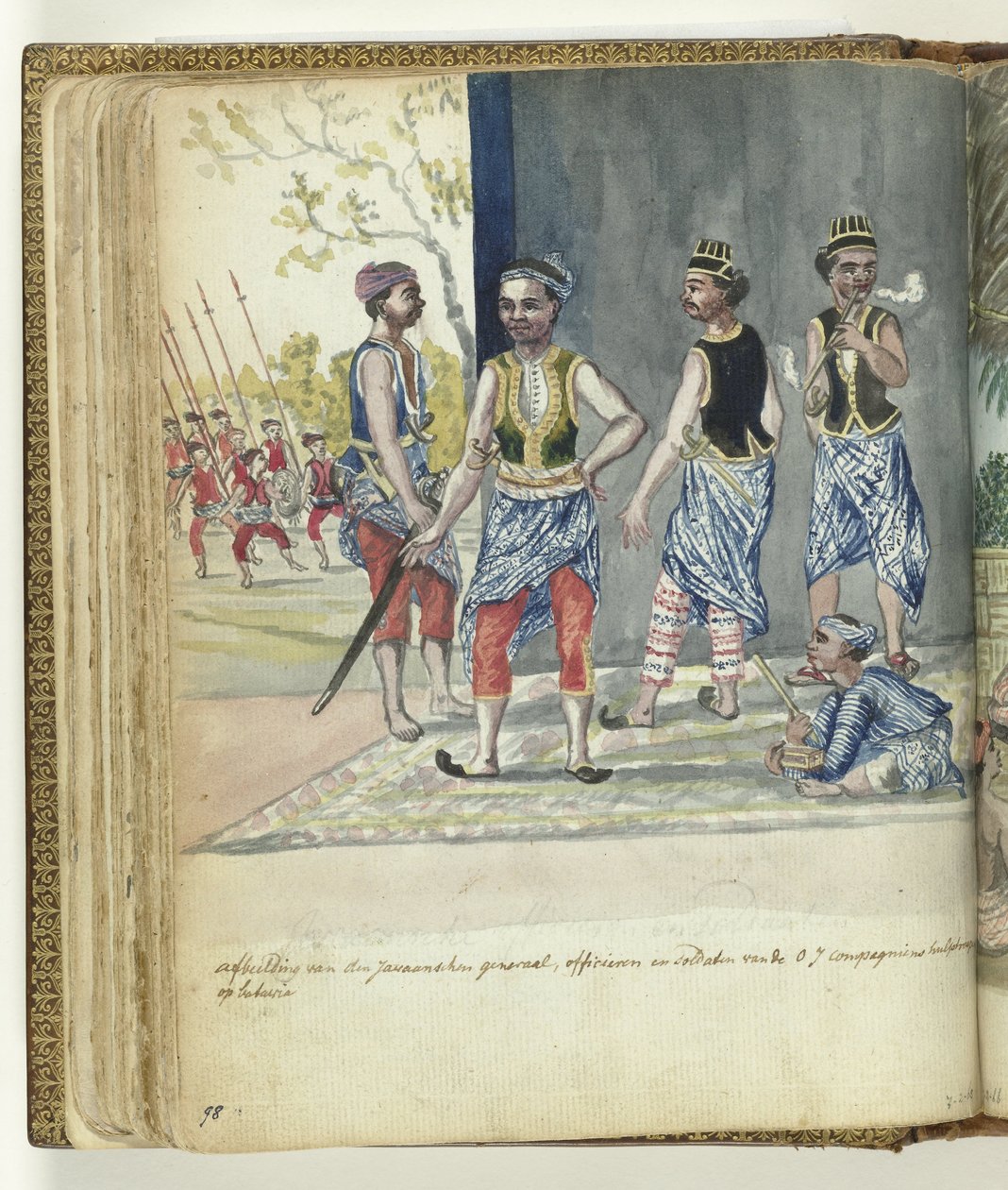 Troupes auxiliaires javanaises de la Compagnie - Jan Brandes