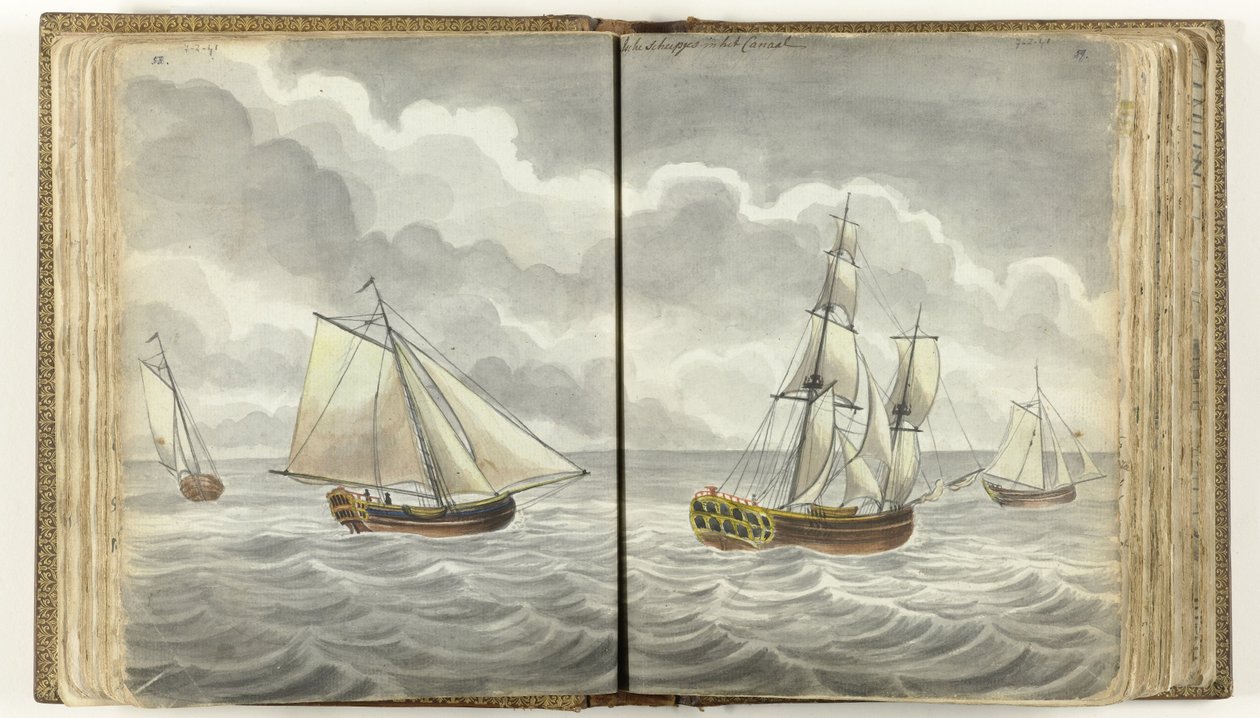 Navires dans le canal - Jan Brandes