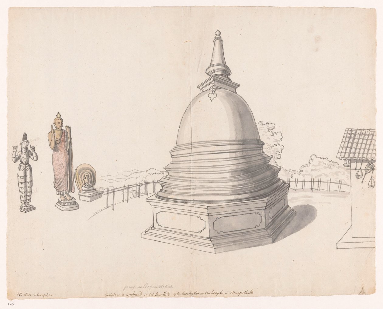Stupa cinghalais à Moegerikalle - Jan Brandes
