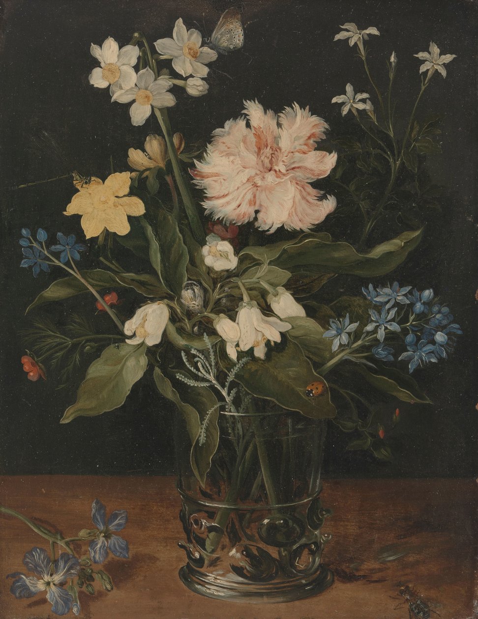 Nature morte avec des fleurs dans un verre - Jan Brueghel (I)