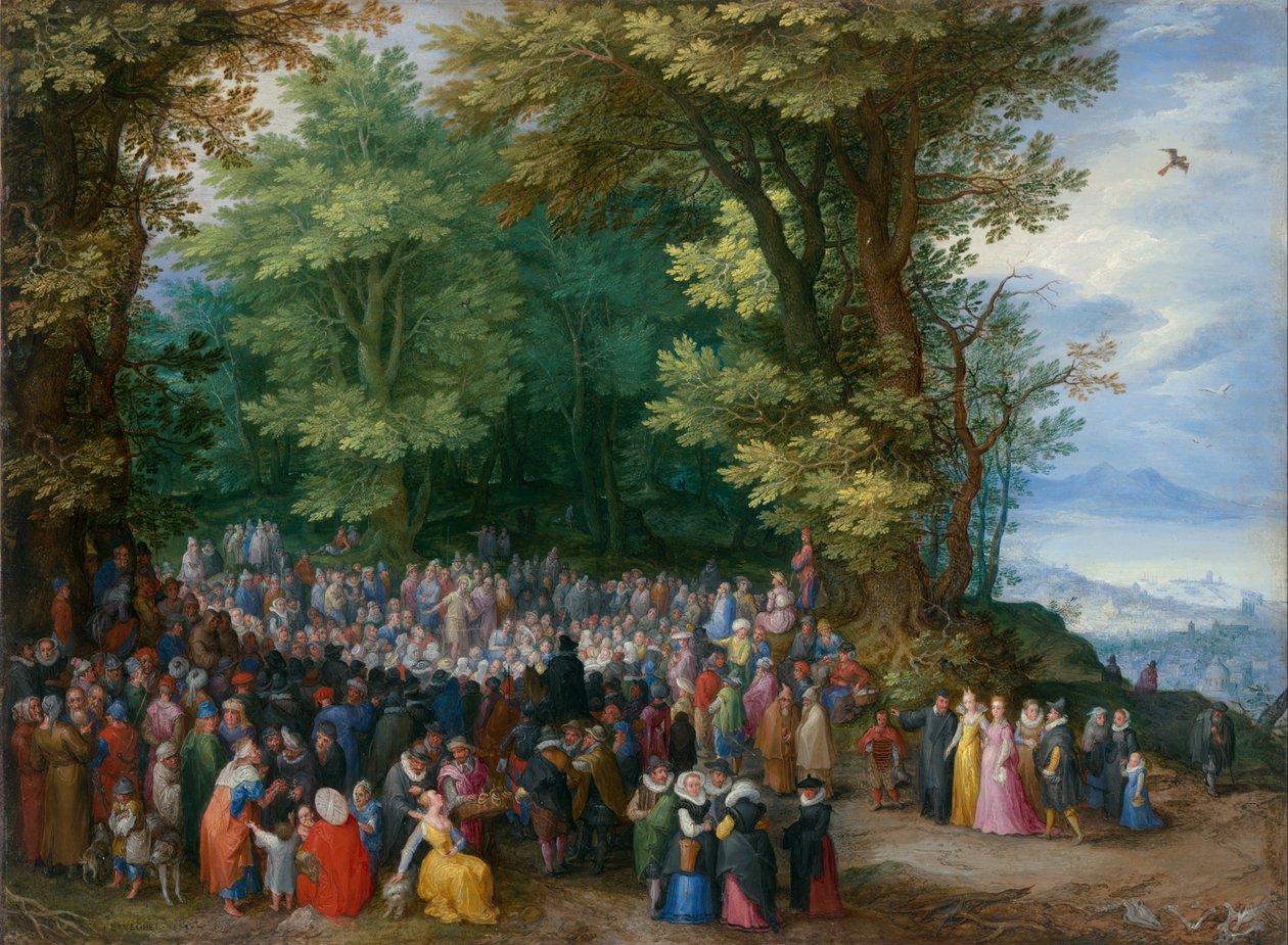 Le sermon sur la montagne - Jan Brueghel the Elder