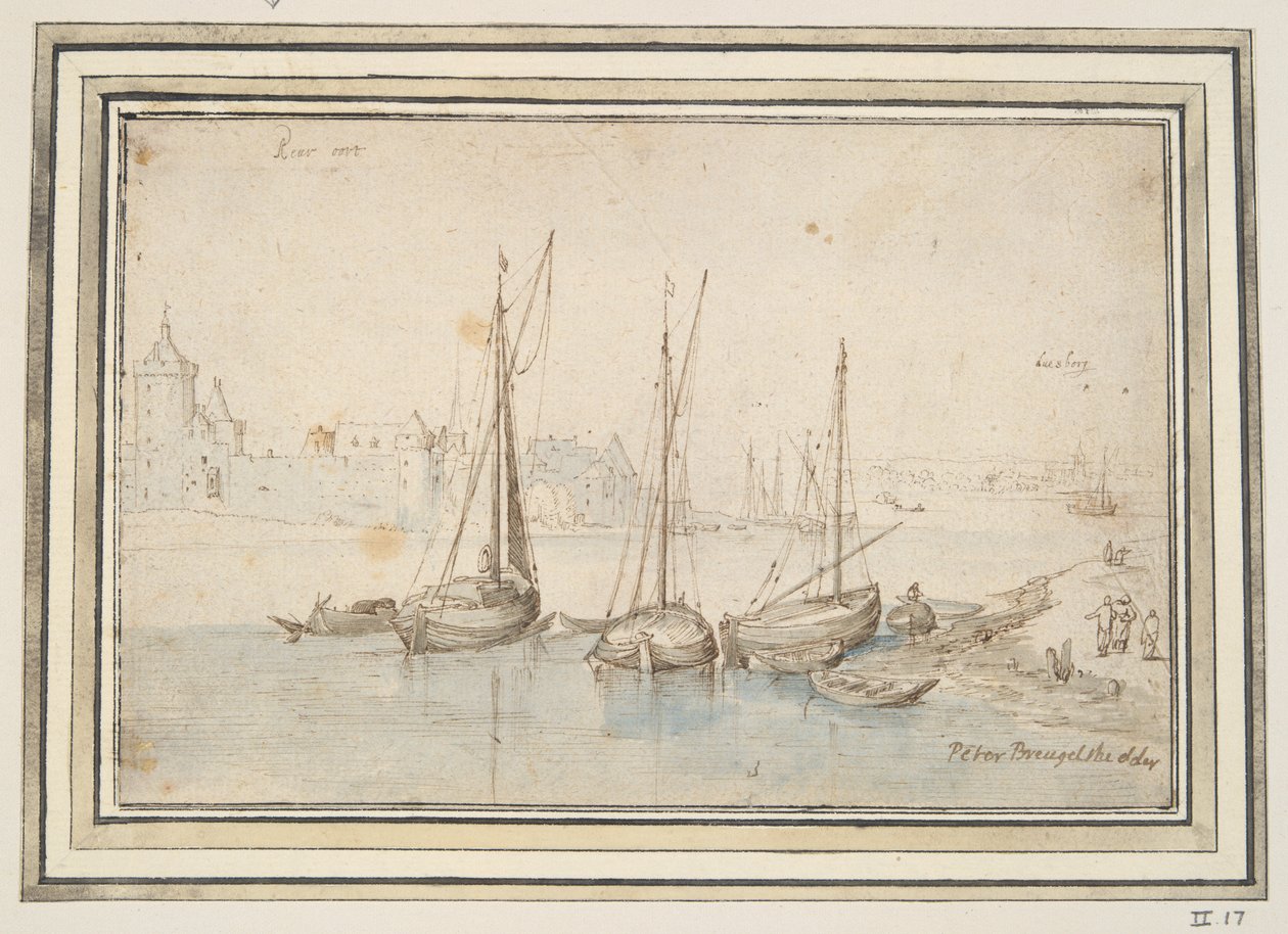 Vue de Ruhrort et Duisburg - Jan Brueghel the Elder