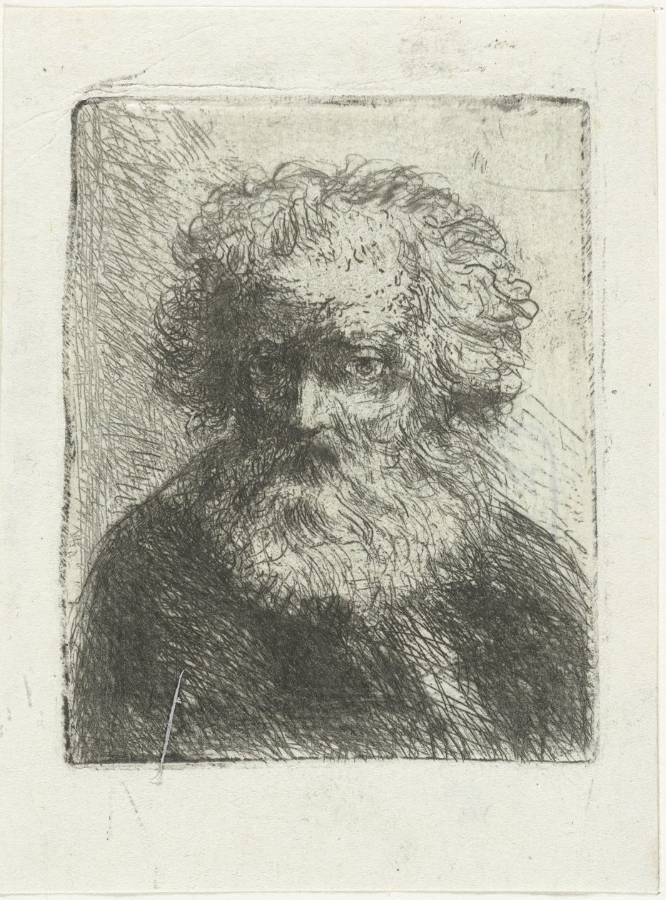 Vieil homme barbu - Jan Chalon