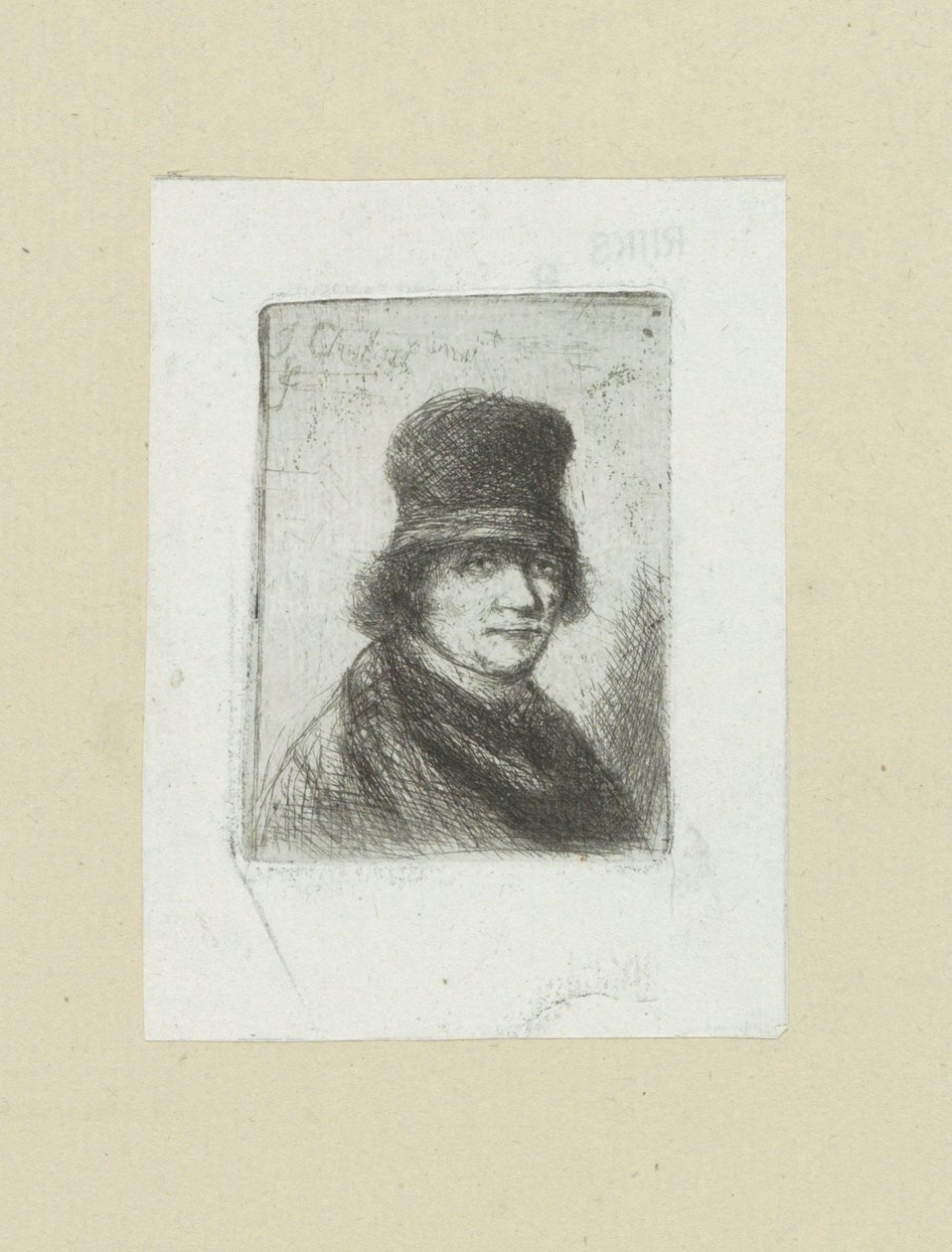 Homme avec un haut-de-forme - Jan Chalon