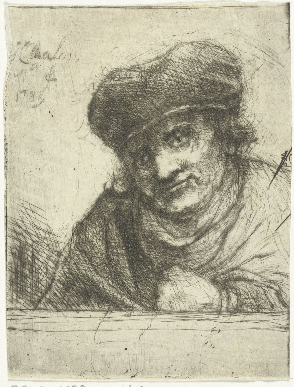 Homme avec bonnet - Jan Chalon
