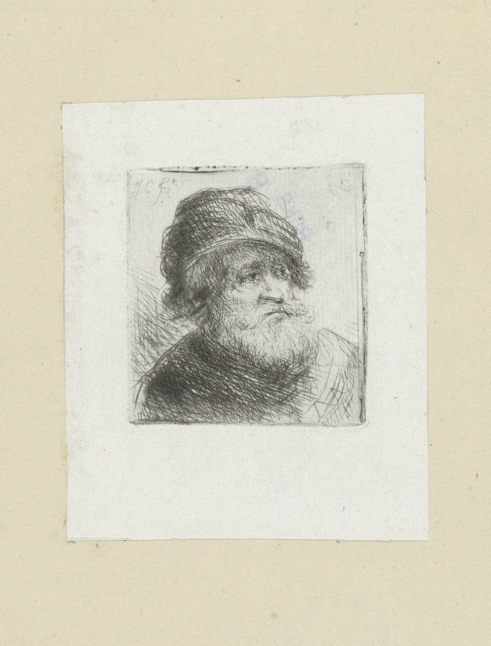 Vieil homme avec turban - Jan Chalon