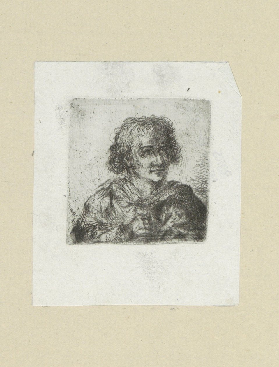 Homme adulte, sa main droite visible - Jan Chalon