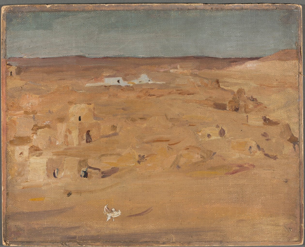 Cimetière dans le désert. D