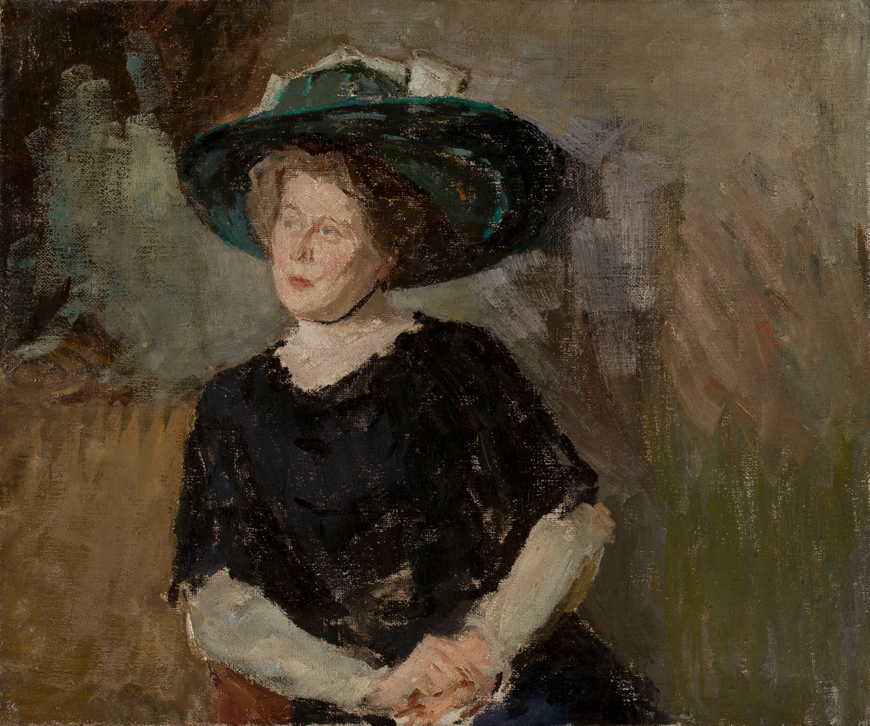 Dame au chapeau - Jan Ciągliński