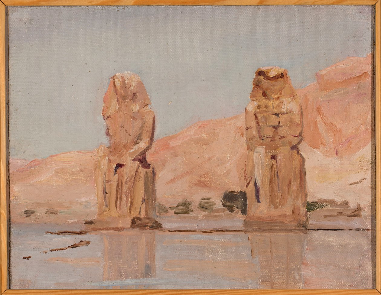 Deux statues. De mon voyage en Égypte - Jan Ciągliński