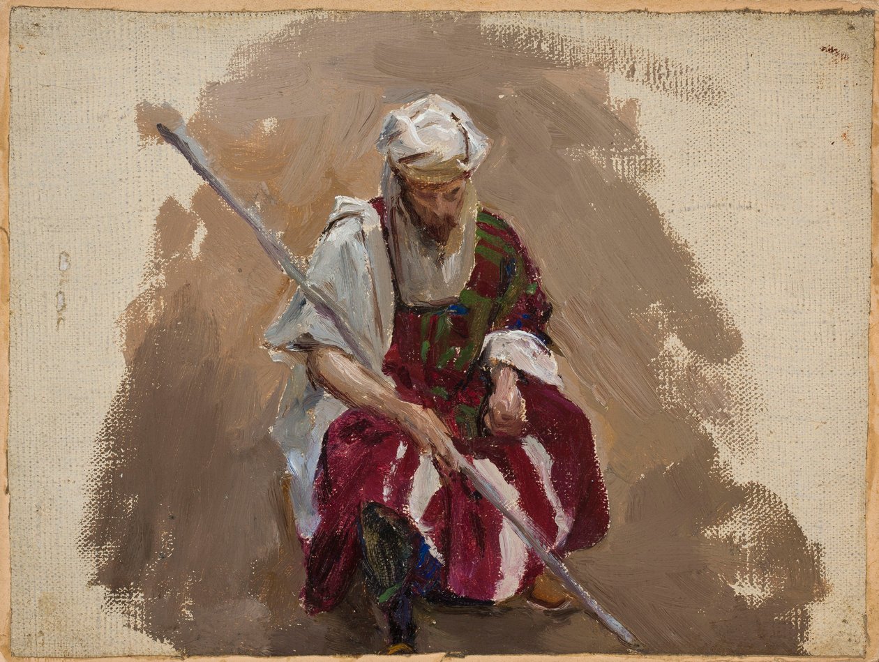 Marino - Portrait en costume africain - Jan Ciągliński