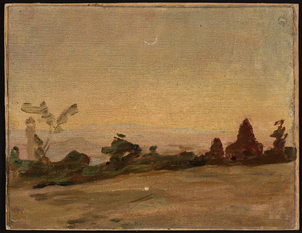 Quartier indien au clair de lune. D