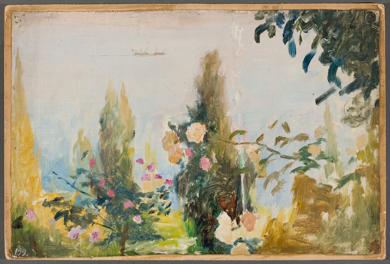 Le jardin de la villa Bachczi-Dere à Yalta. Extrait d