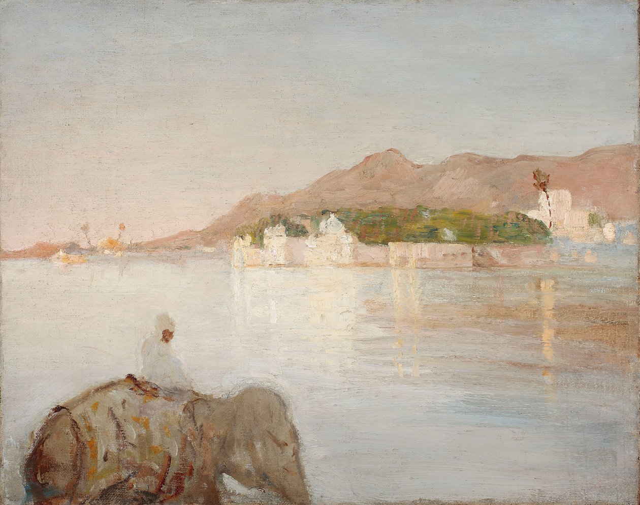 Le palais des maharadjas au bord du lac d