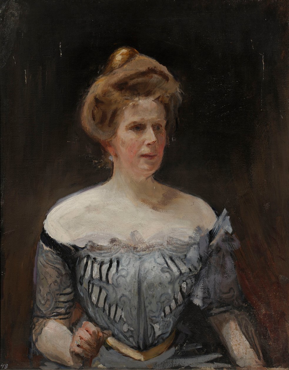 Portrait de la baronne Stackelberg - Jan Ciągliński