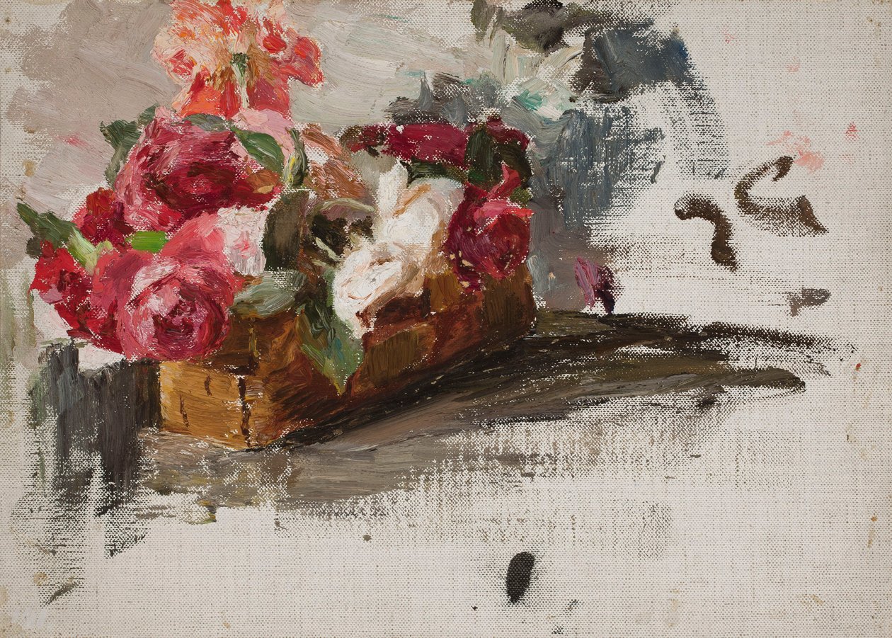 Des roses dans un panier - Jan Ciągliński