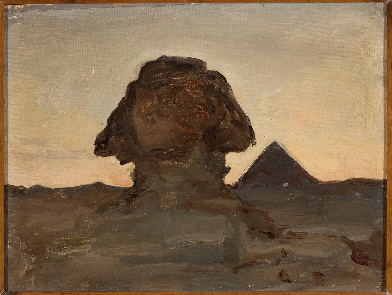 Sphinx au clair de lune. D