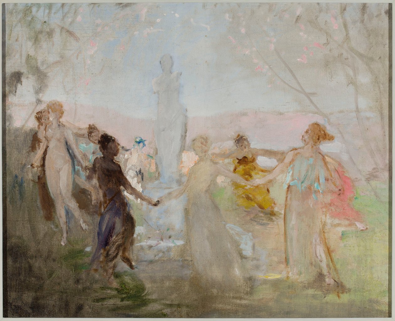 Esquisse pour le tableau « Procession autour de la statue de la Vénus de Milo » - Jan Ciągliński