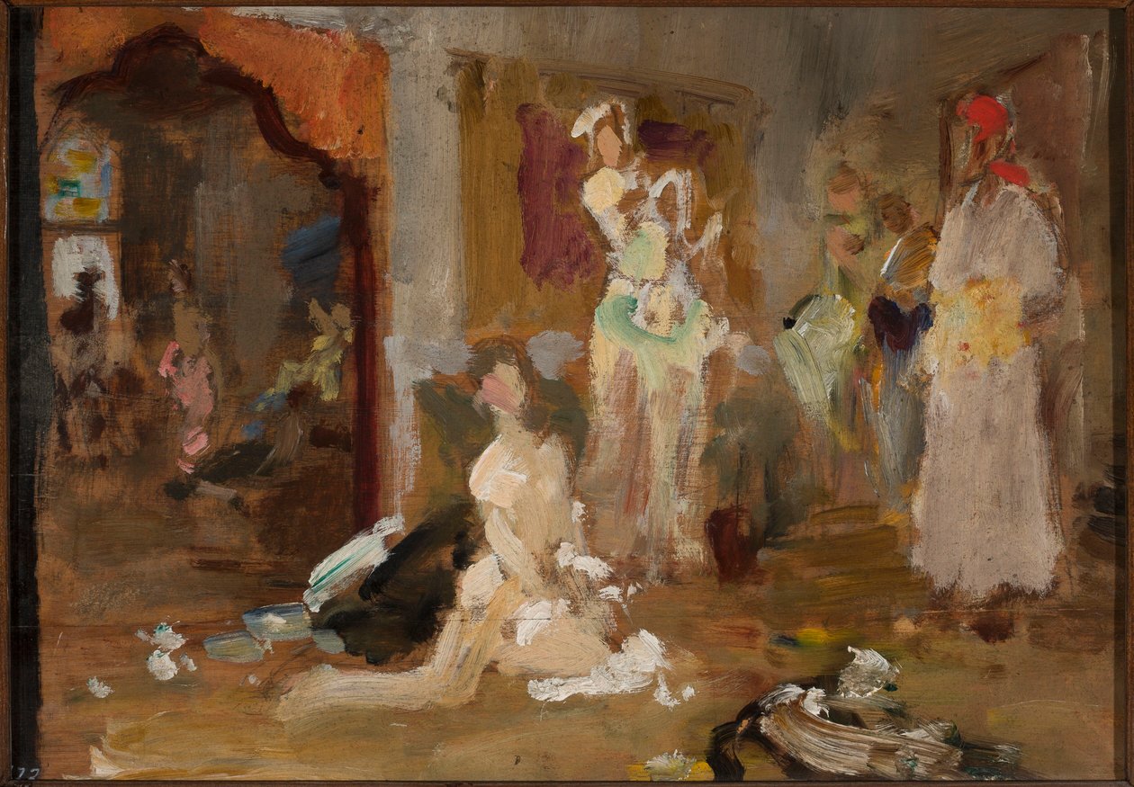 Esquisse pour le tableau « Potocka à Bakhtchyssaraï » - Jan Ciągliński