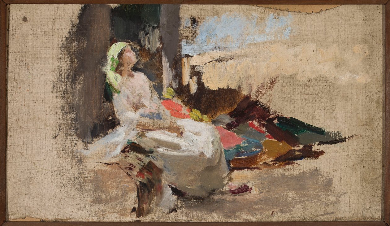 Esquisse pour le tableau « Potocka à Bakhtchyssaraï » - Jan Ciągliński
