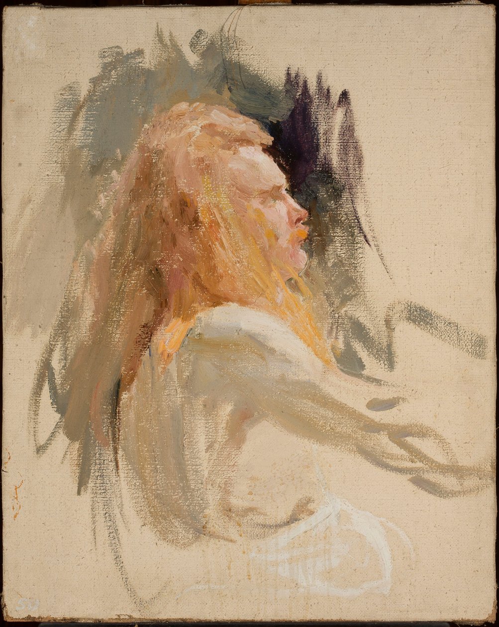 Zygfryd, étude de portrait - Jan Ciągliński