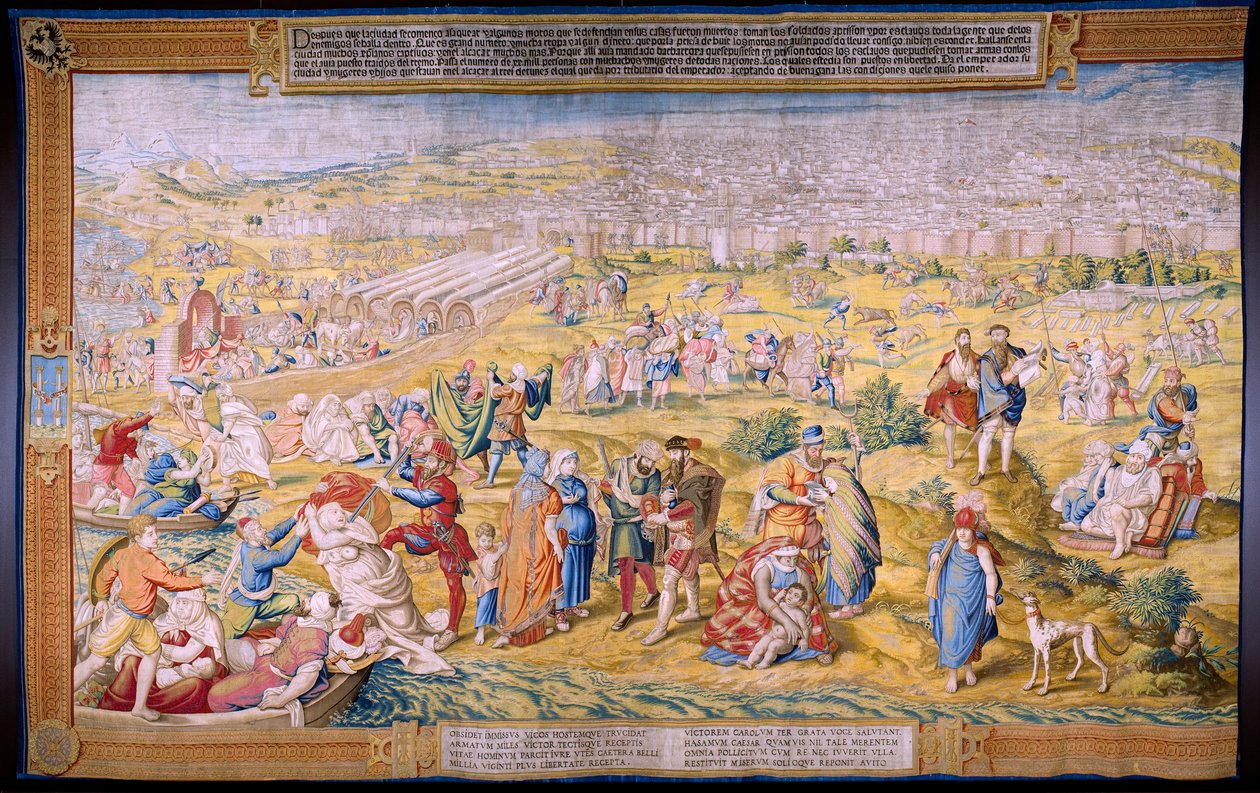 La conquête de Tunis: Le pillage de Tunis - Jan Cornelisz Vermeyen