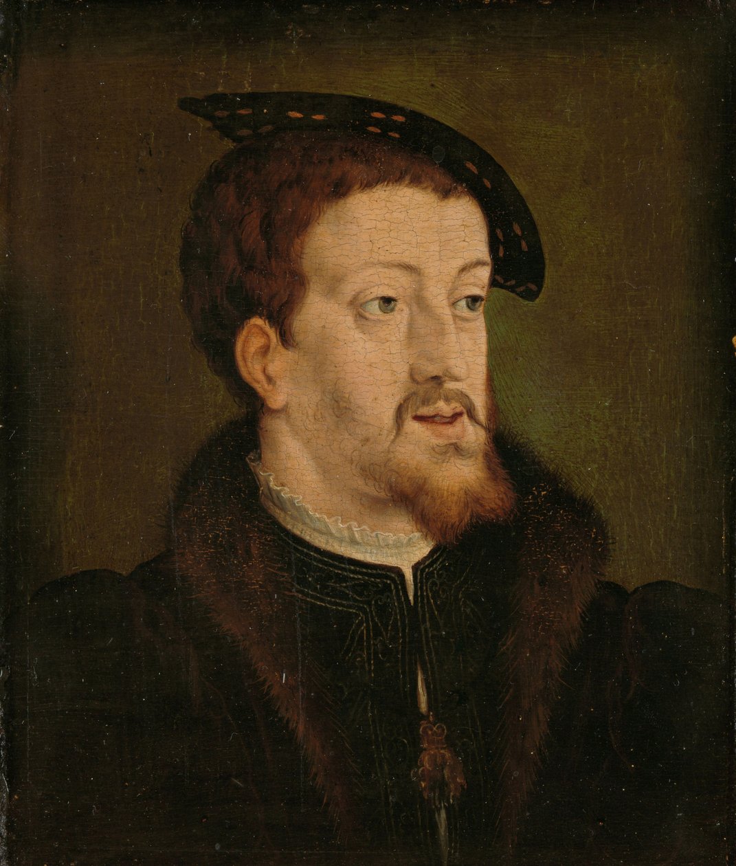 Portrait de Charles V, empereur romain germanique, vers 1530 - Jan Cornelisz Vermeyen